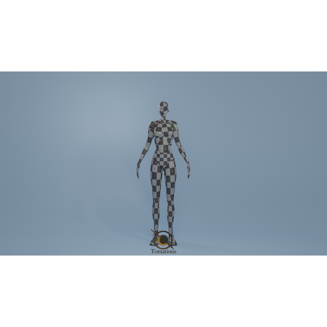 Rigged Dolls 3D Model – Low Poly Character with PBR Textures, FBX - View 47