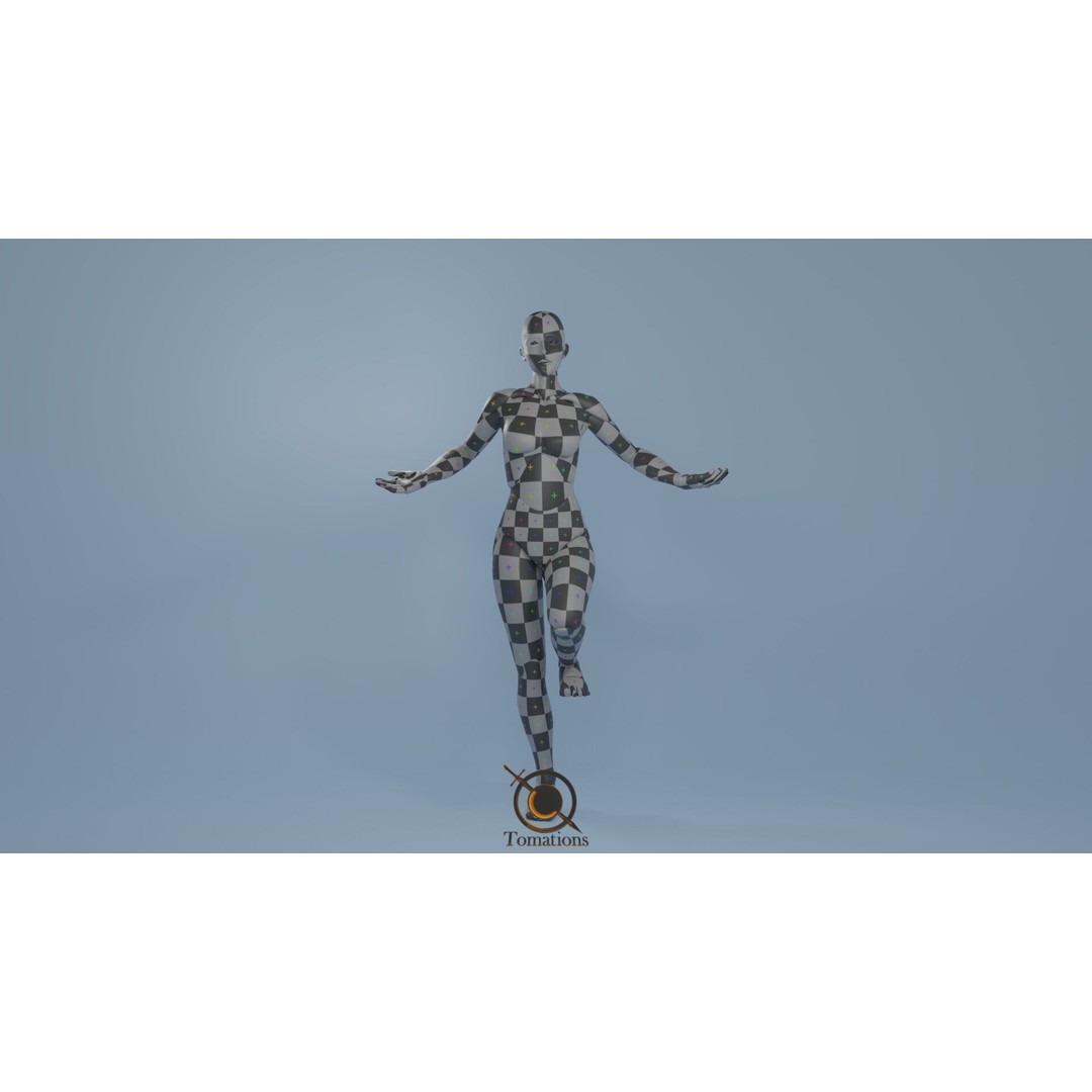 Rigged Dolls 3D Model – Low Poly Character with PBR Textures, FBX - View 48