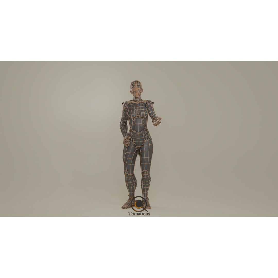 Rigged Dolls 3D Model – Low Poly Character with PBR Textures, FBX - View 55