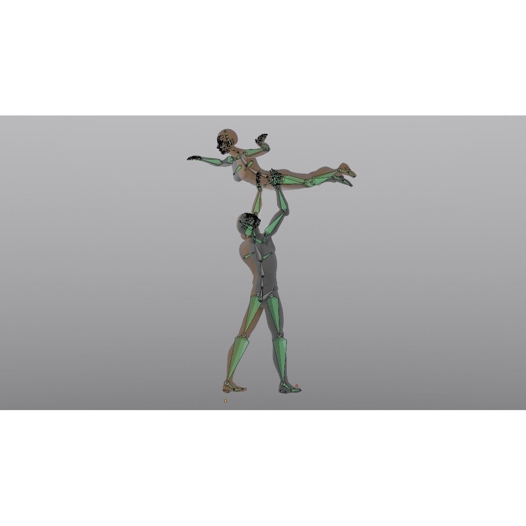 Rigged Dolls 3D Model – Low Poly Character with PBR Textures, FBX - View 6