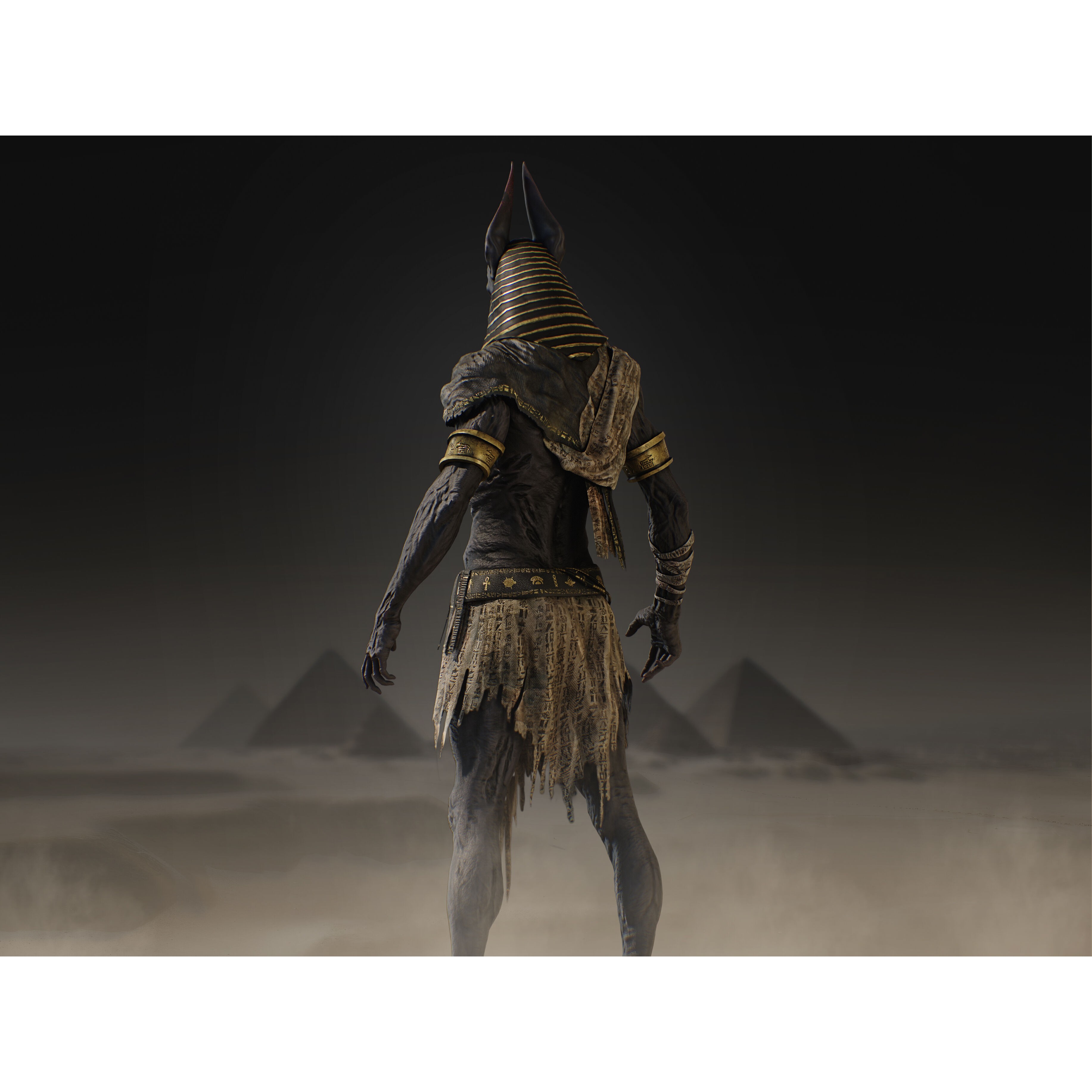 Anubis - Low-Poly Game-Ready 3D Model - View 6