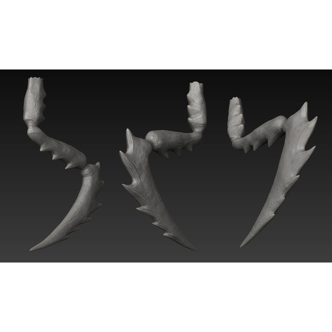 Hand 3D Model – Detailed Realistic Claws and Fingers, OBJ, STL - View 19