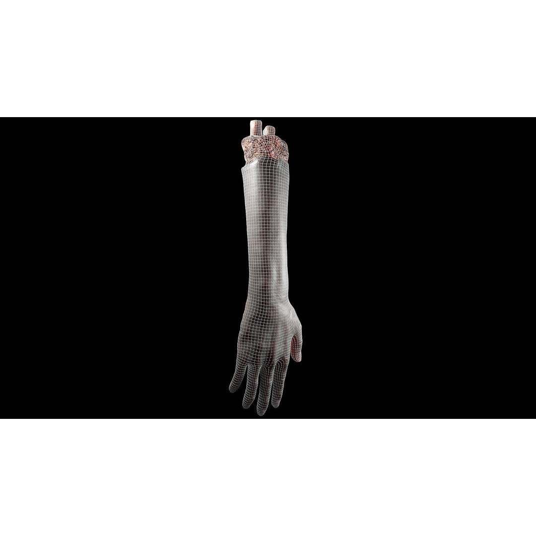 Severed Hand 3D Model – Low Poly Rigged Horror Asset, FBX