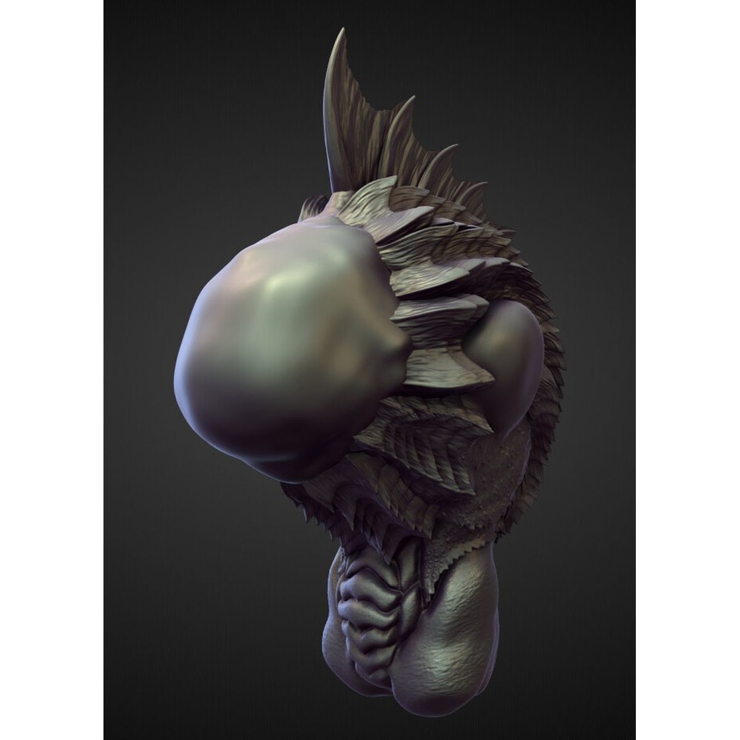 High Poly Torso 3D Model – Character Anatomy Sculpt Pack, Blender & OBJ - View 25