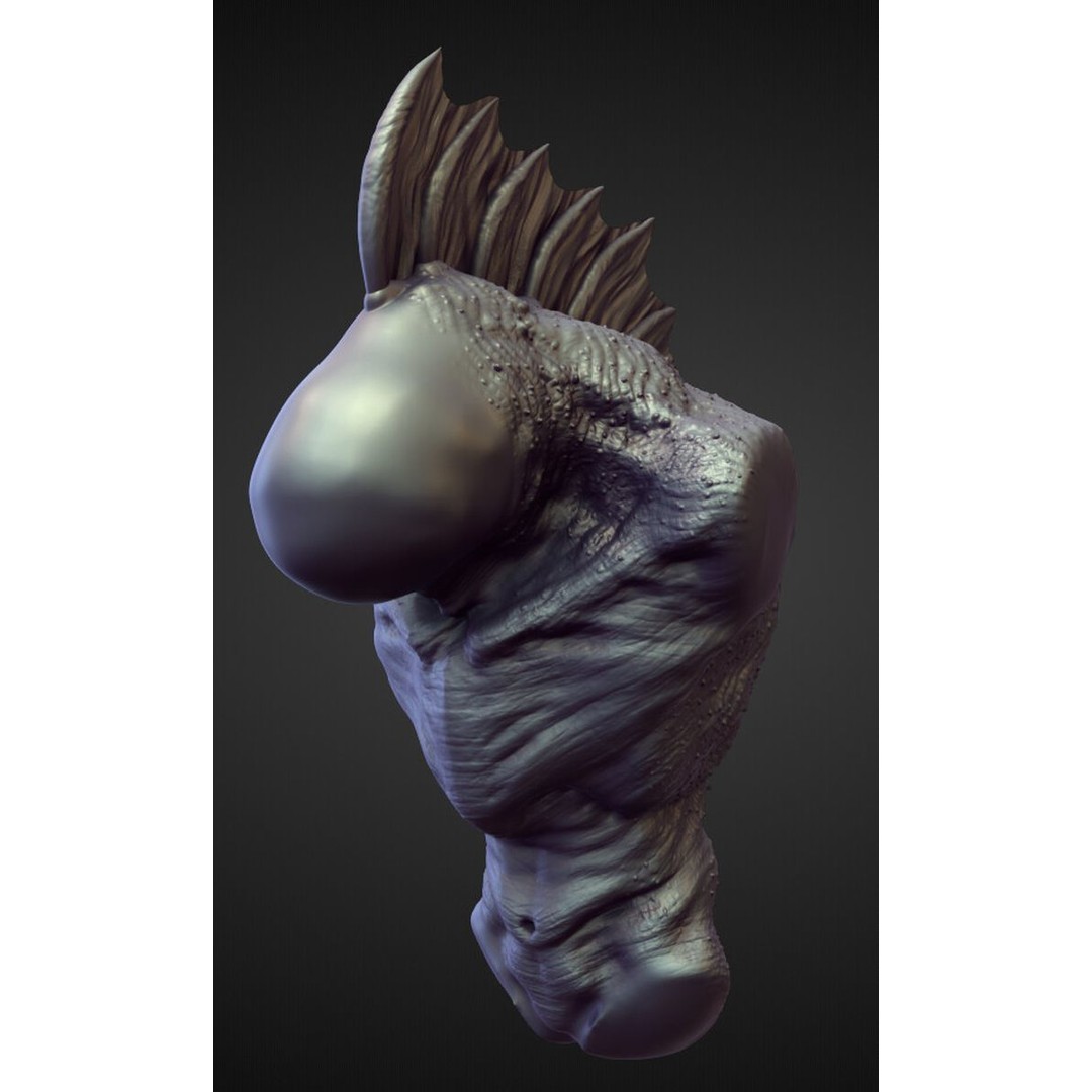 High Poly Torso 3D Model – Character Anatomy Sculpt Pack, Blender & OBJ - View 33
