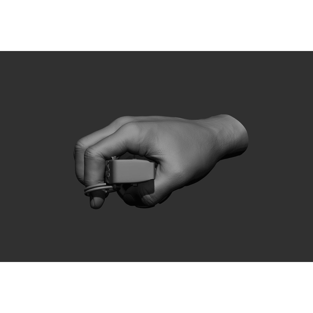 Male Hand Poses 3D Model – Realistic High Poly Collection, FBX & OBJ