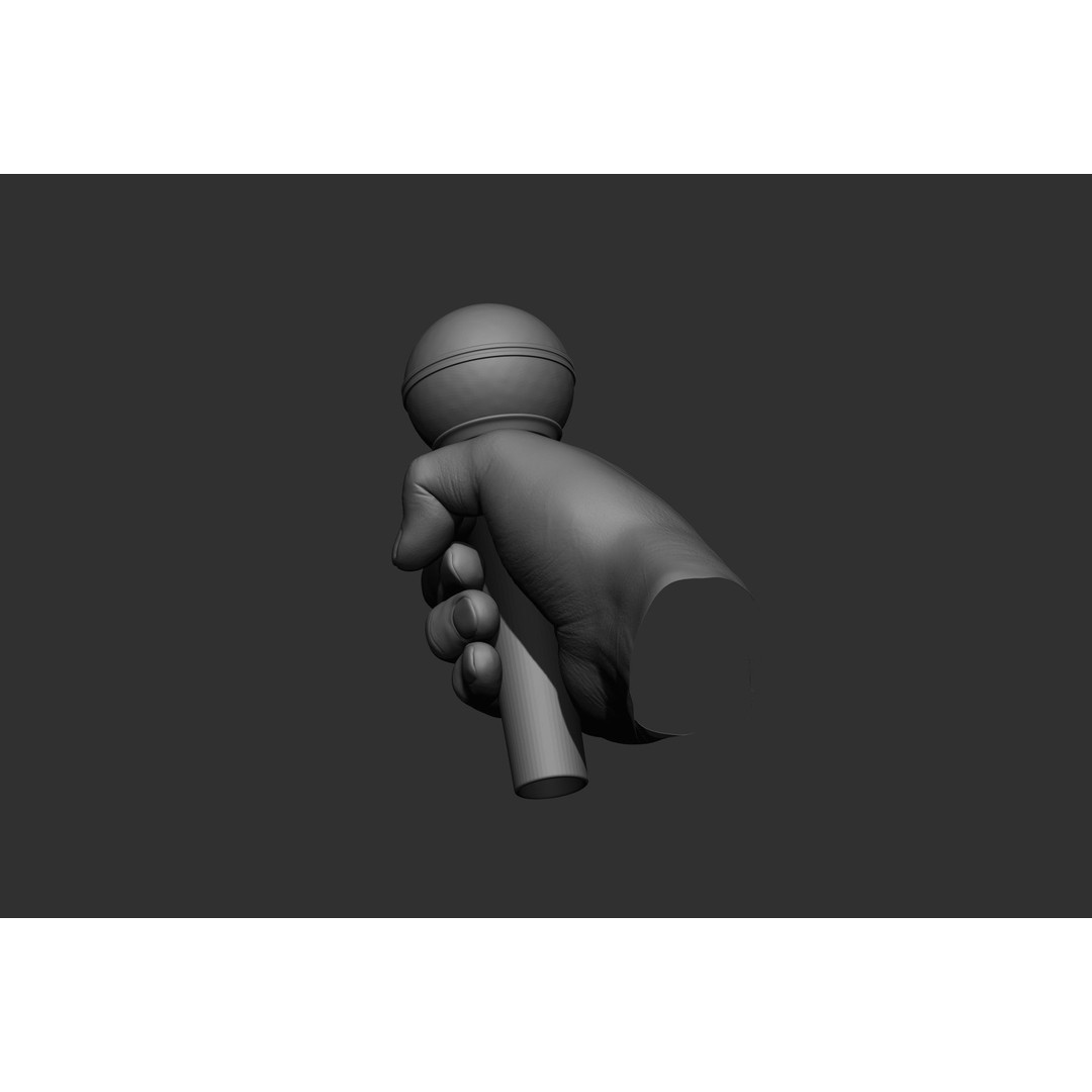 Male Hand Poses 3D Model – Realistic High Poly Collection, FBX & OBJ - View 12