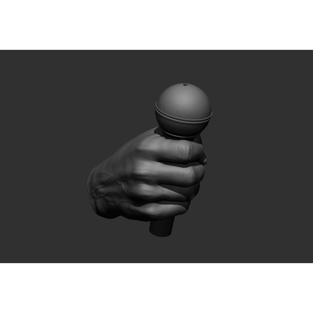 Male Hand Poses 3D Model – Realistic High Poly Collection, FBX & OBJ - View 14