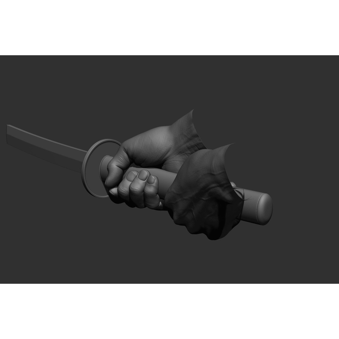 Male Hand Poses 3D Model – Realistic High Poly Collection, FBX & OBJ - View 18