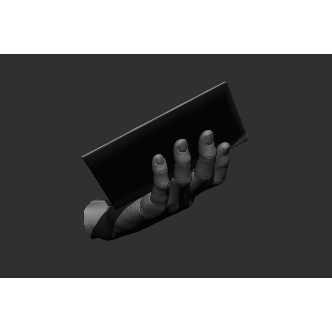 Male Hand Poses 3D Model – Realistic High Poly Collection, FBX & OBJ - View 38