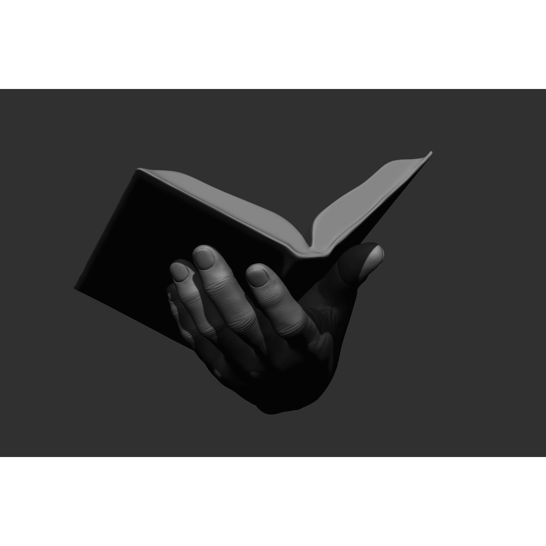 Male Hand Poses 3D Model – Realistic High Poly Collection, FBX & OBJ - View 39