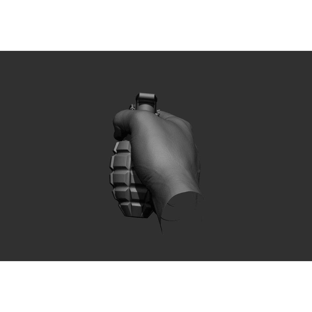 Male Hand Poses 3D Model – Realistic High Poly Collection, FBX & OBJ - View 67