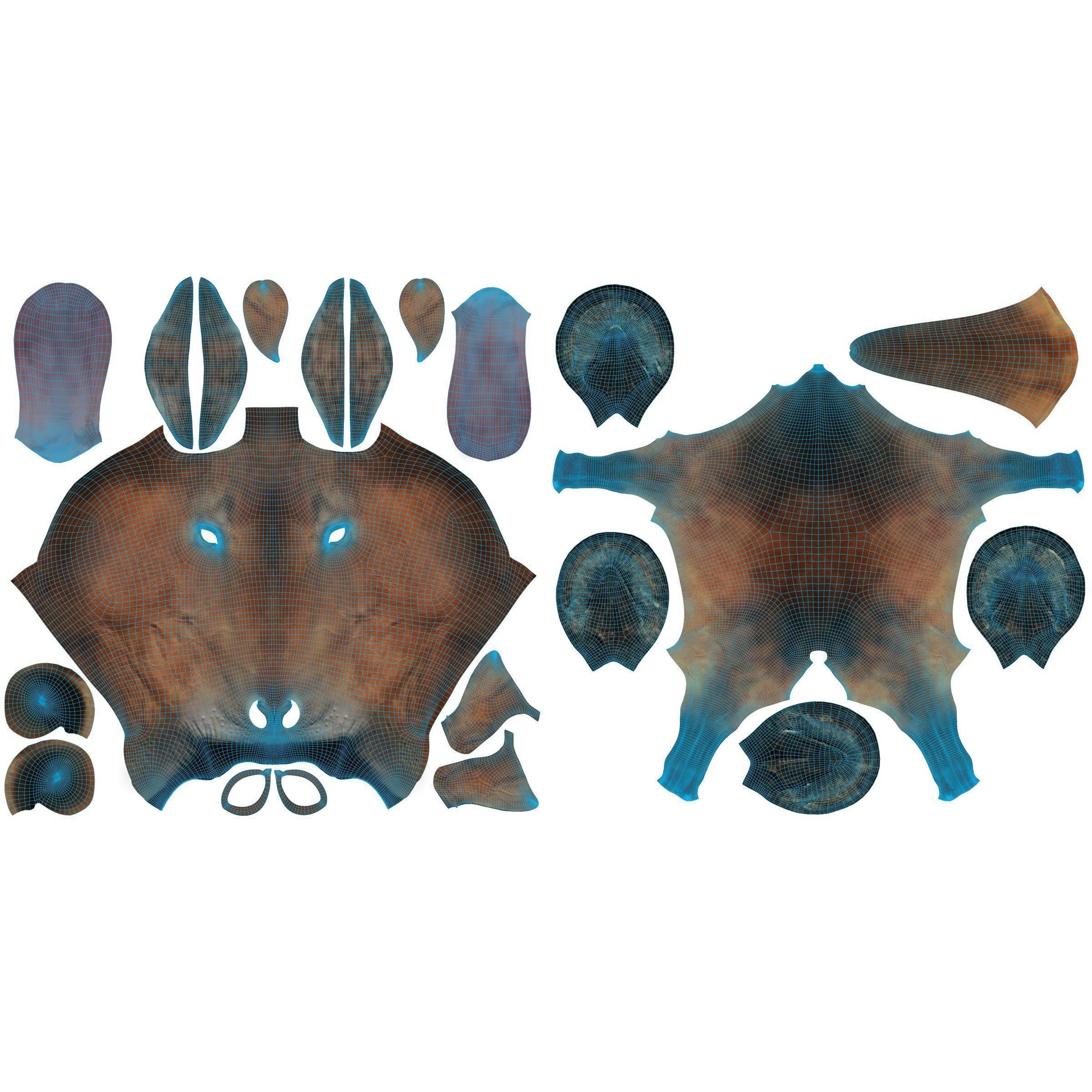 Brown Horse Animation - Game-Ready 3D Model - View 22