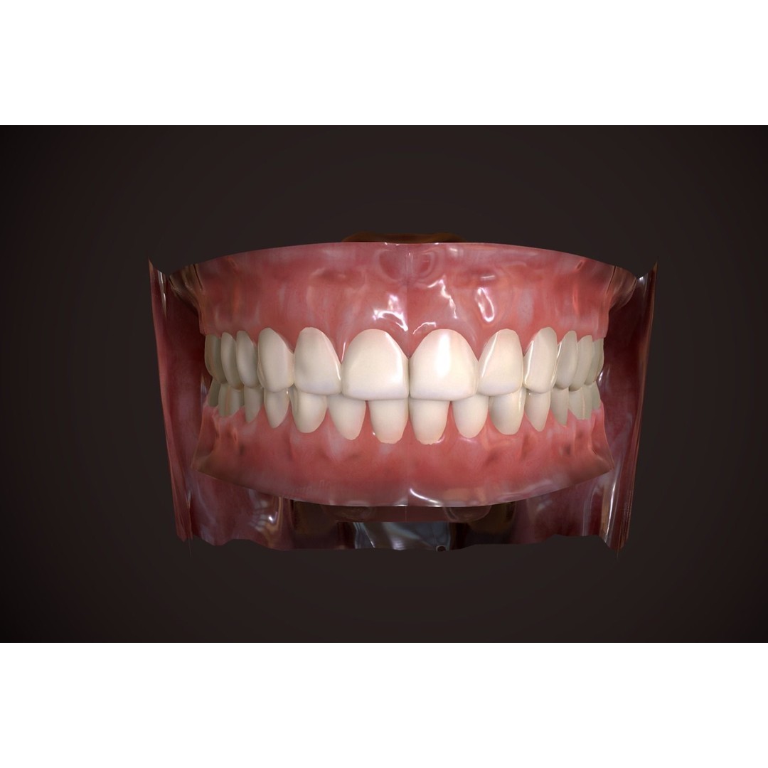 Great Teeth Collection 3D Model – Low-Poly Character Mouth, FBX & OBJ - View 8