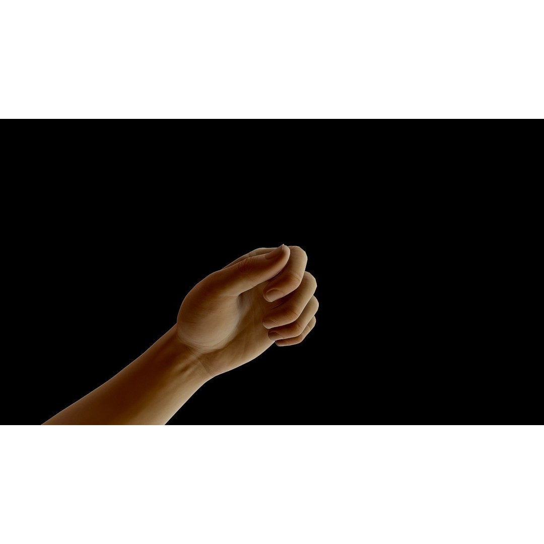 Realistic Female Arms 3D Model – Low Poly 25 Poses, OBJ & STL - View 49