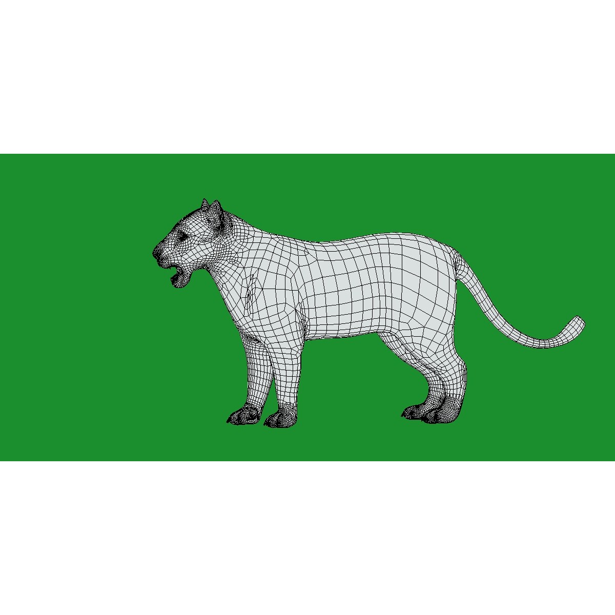 Leopard Cub - Low-Poly Game-Ready 3D Model - View 10