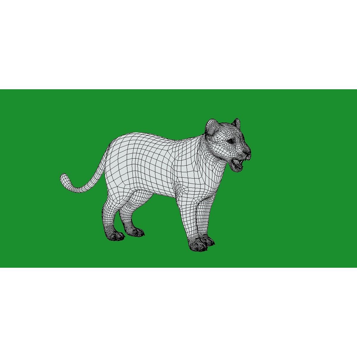 Leopard Cub - Low-Poly Game-Ready 3D Model - View 11