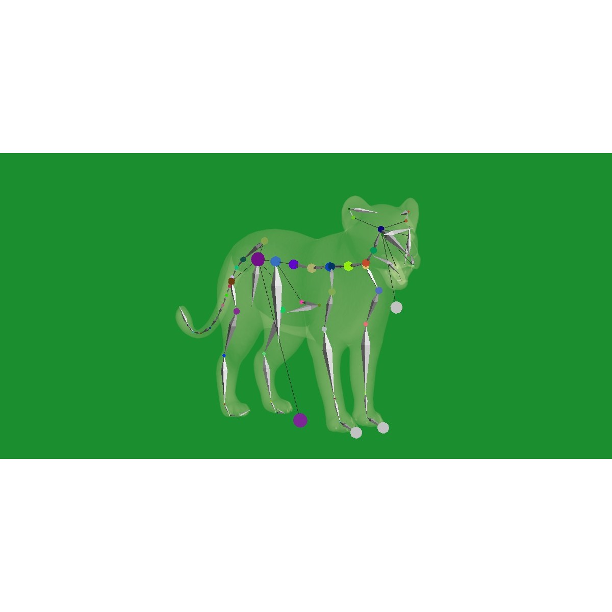 Leopard Cub - Low-Poly Game-Ready 3D Model - View 20