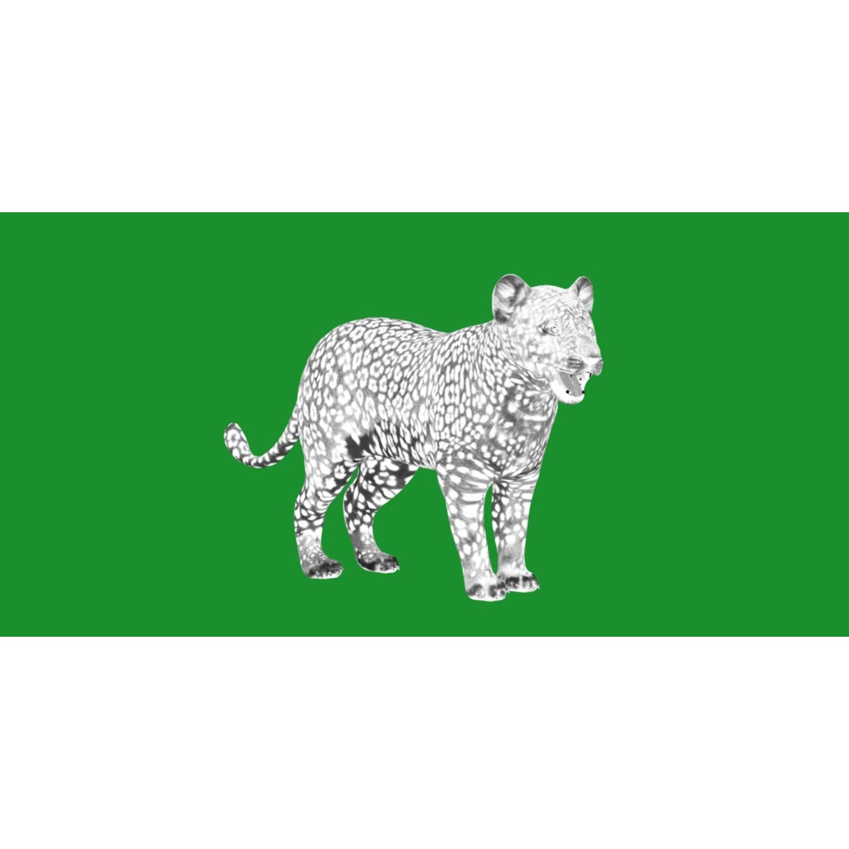 Leopard Cub - Low-Poly Game-Ready 3D Model - View 6