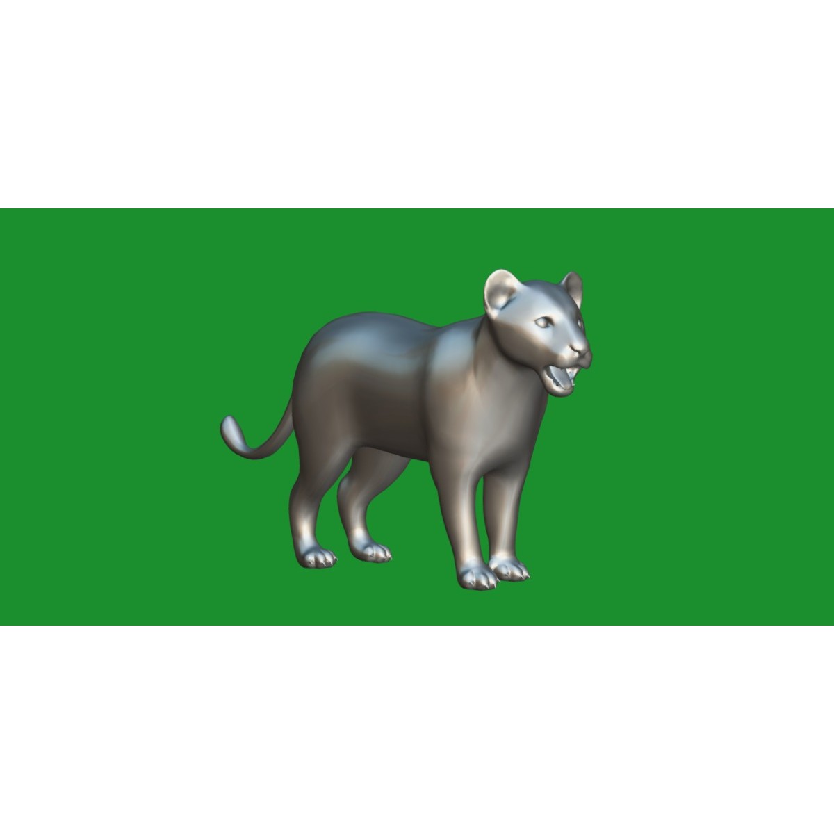 Leopard Cub - Low-Poly Game-Ready 3D Model - View 8