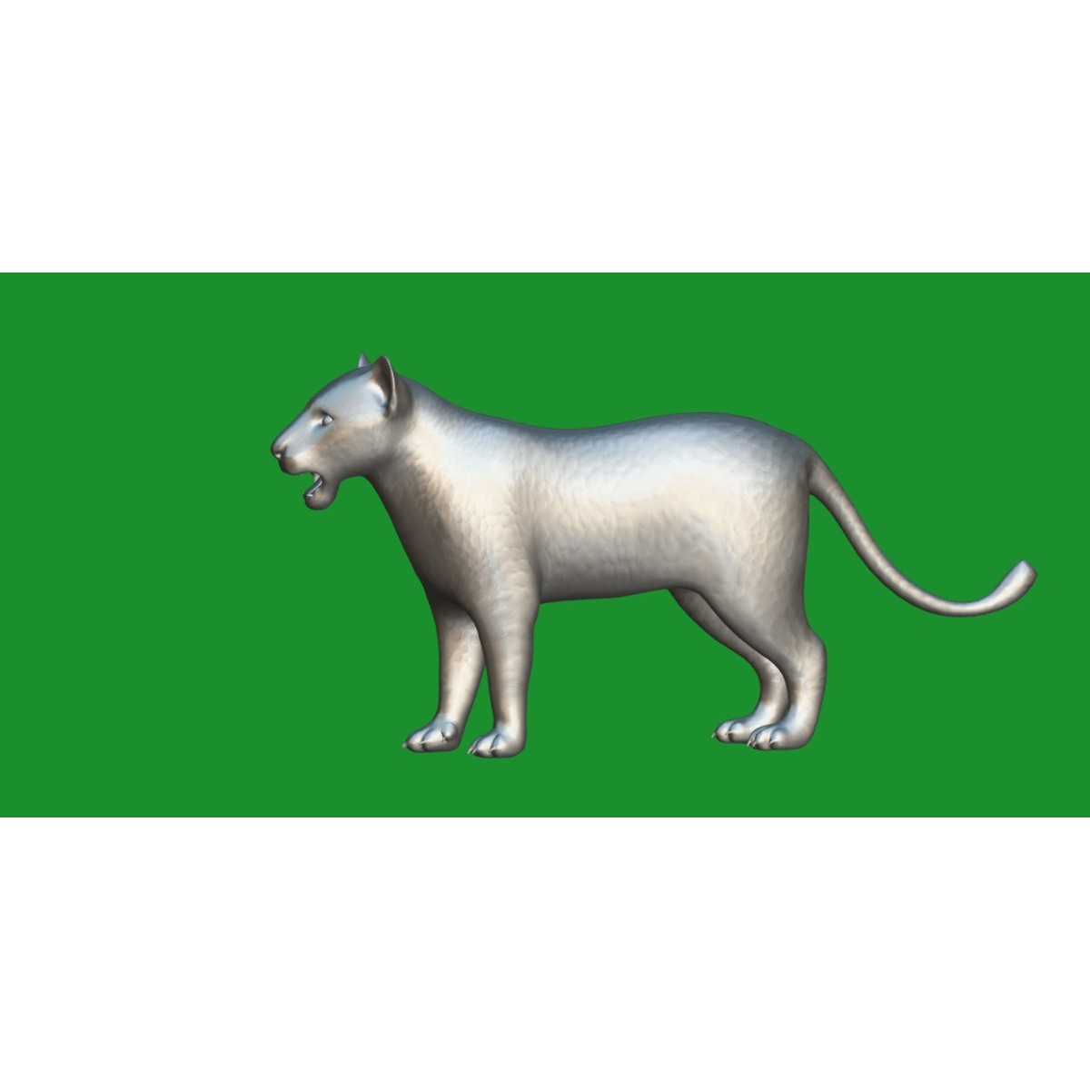 Leopard Cub - Low-Poly Game-Ready 3D Model - View 9