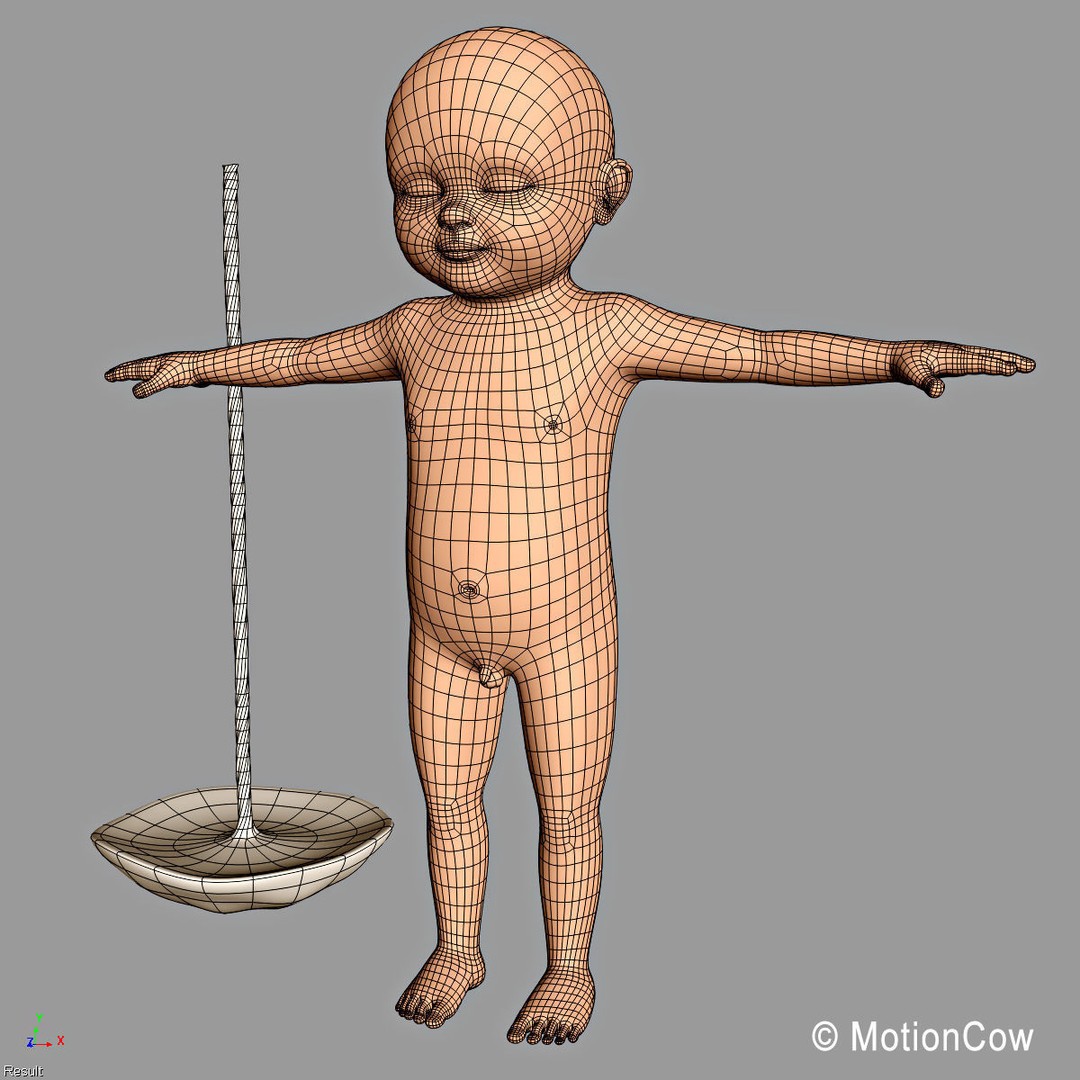 Pregnant Woman 3D Model – Detailed Anatomy with Fetus and Placenta, Rigged - View 38