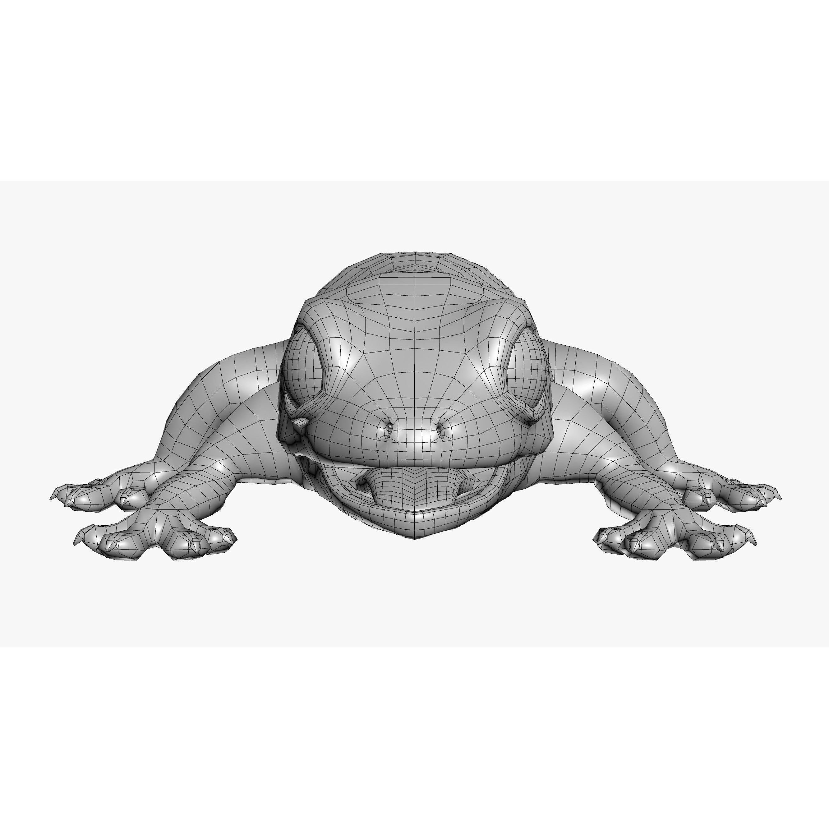 Gecko Reptile - Rigged Game-Ready 3D Model