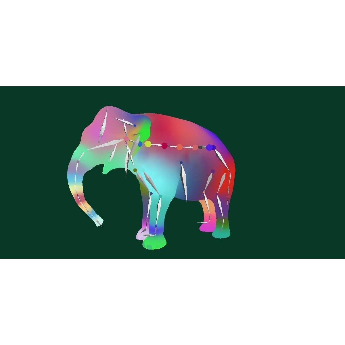 Asian Elephant Adult - Low-Poly Game-Ready 3D Model - View 11