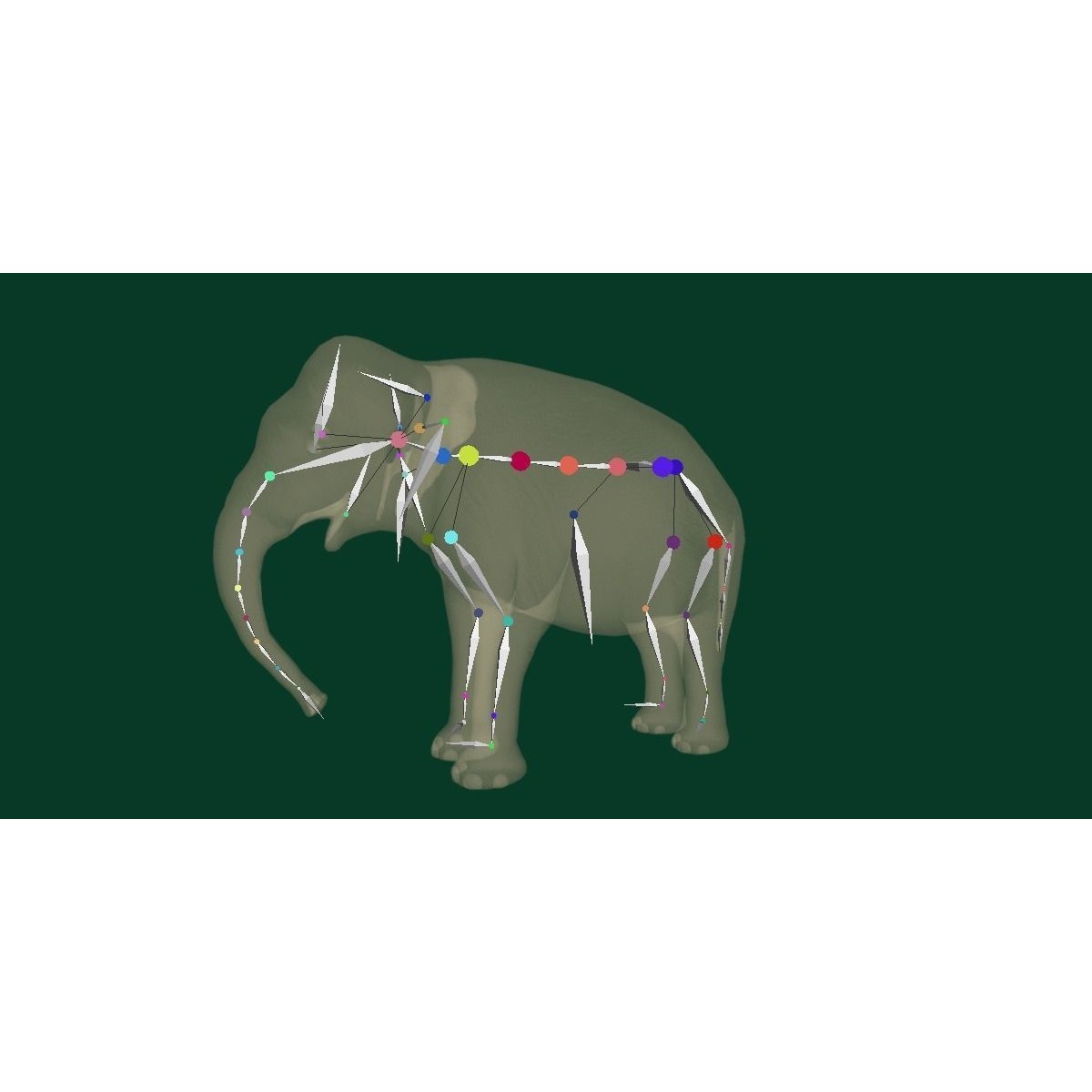 Asian Elephant Adult - Low-Poly Game-Ready 3D Model - View 4