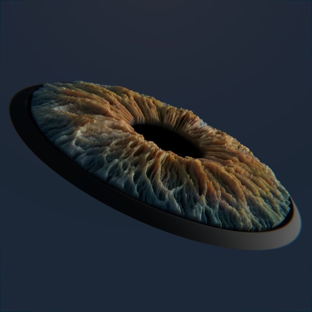 Photorealistic Human Eyes 3D Model – Low Poly Rigged Asset for Blender & V-Ray - View 18