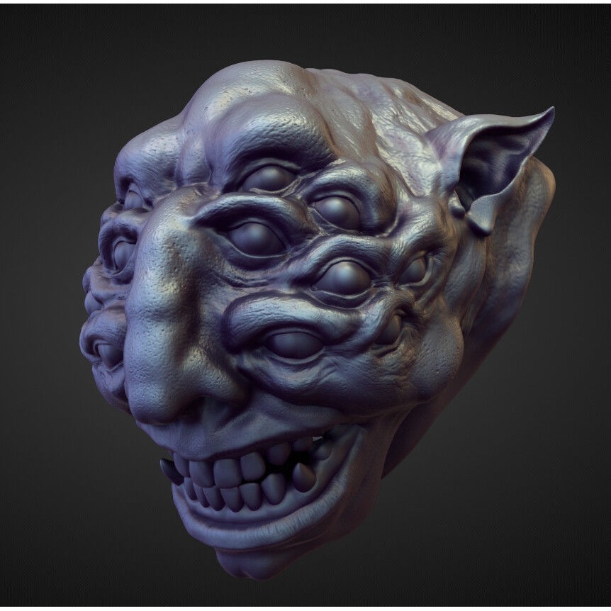 High Poly Heads 3D Model – Character Anatomy Pack for Blender - View 14