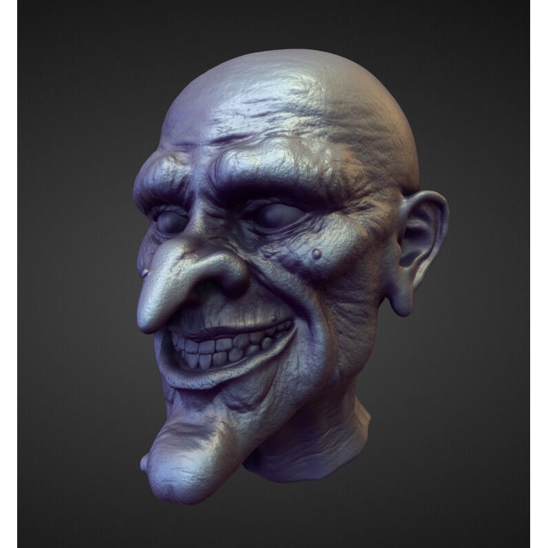 High Poly Heads 3D Model – Character Anatomy Pack for Blender - View 41