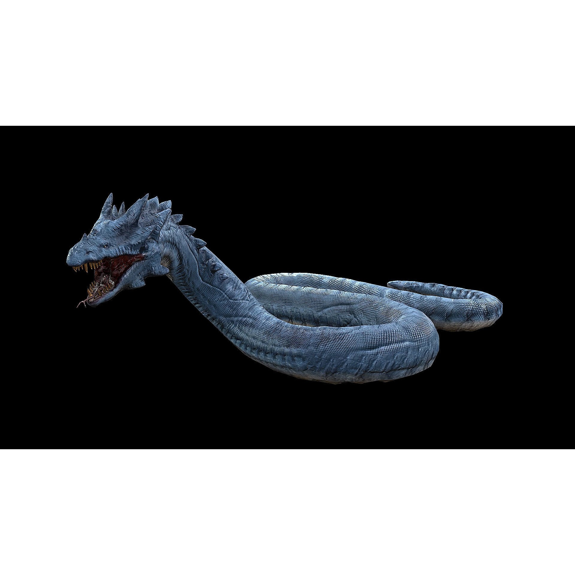 The Wyrm - Low-Poly Game-Ready 3D Model