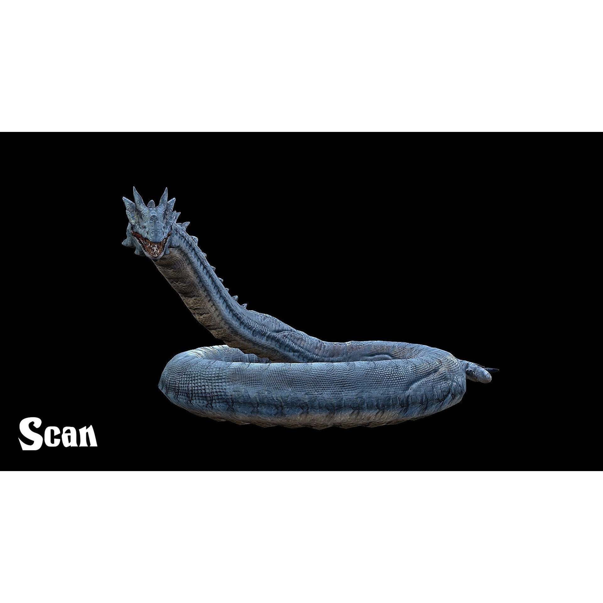 The Wyrm - Low-Poly Game-Ready 3D Model - View 17