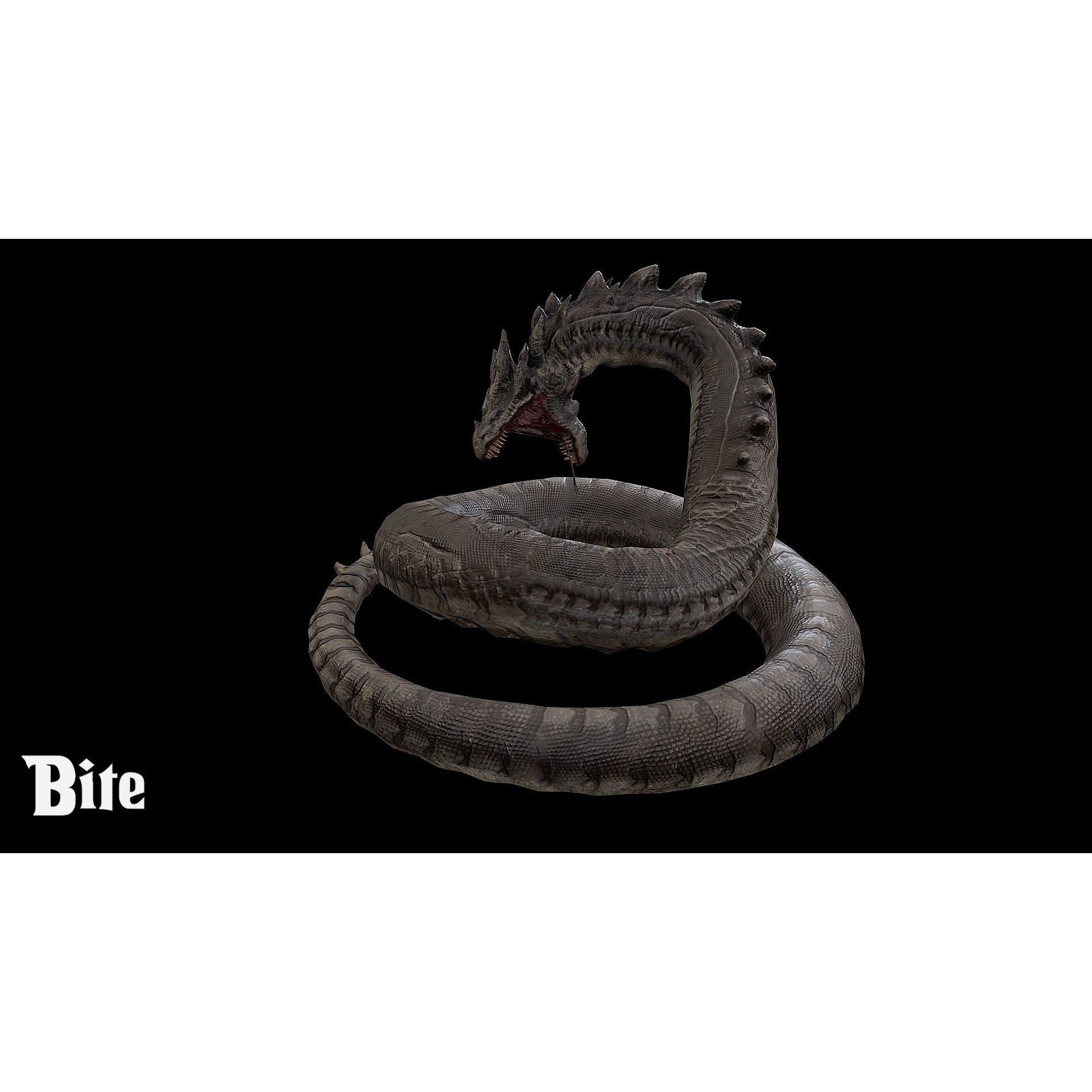 The Wyrm - Low-Poly Game-Ready 3D Model - View 18