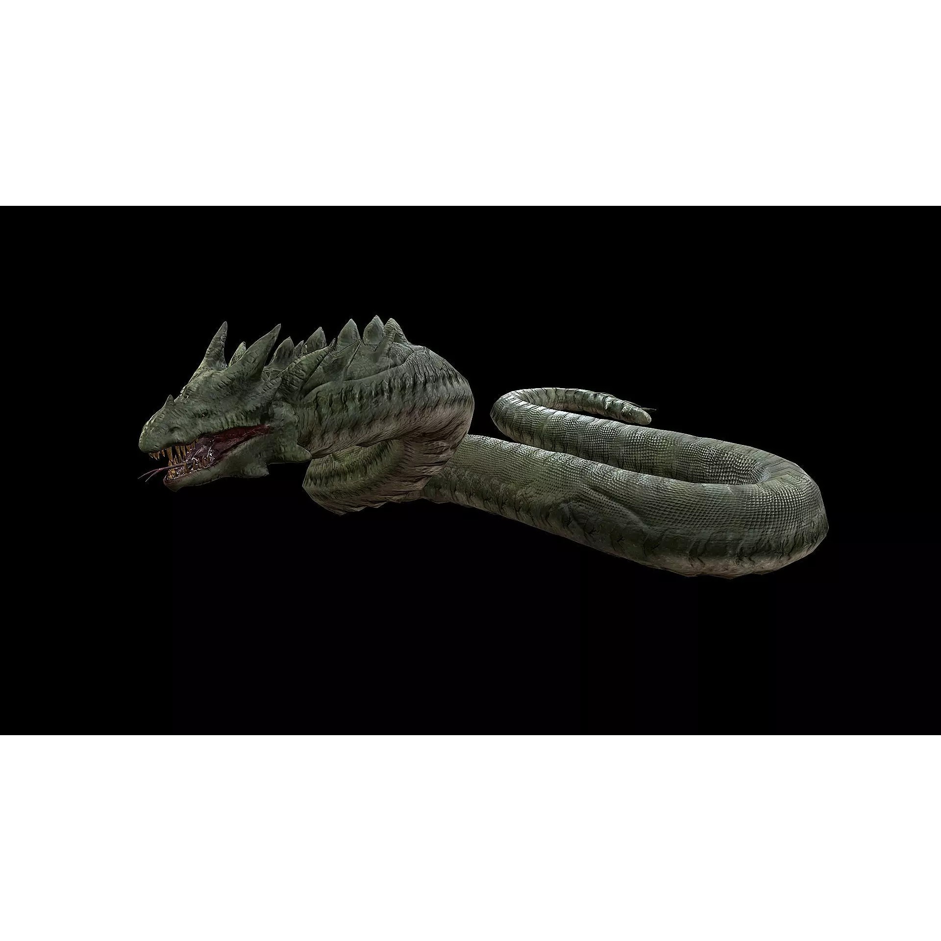 The Wyrm - Low-Poly Game-Ready 3D Model - View 2
