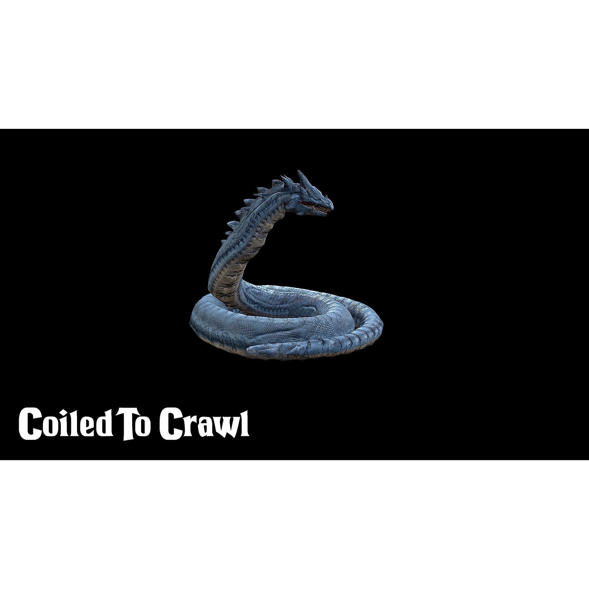 The Wyrm - Low-Poly Game-Ready 3D Model - View 20