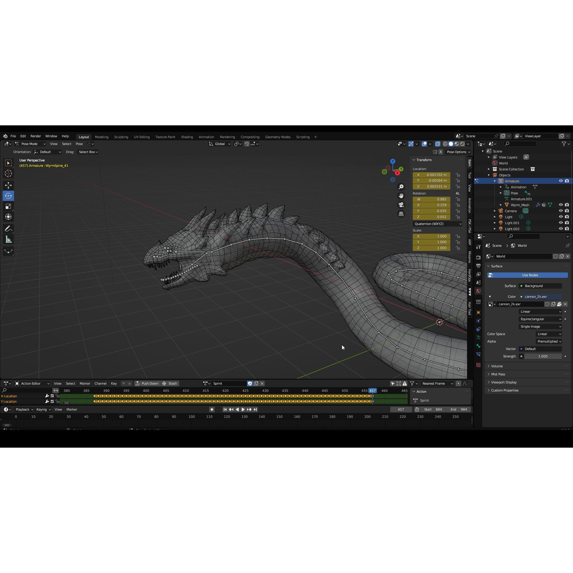 The Wyrm - Low-Poly Game-Ready 3D Model - View 23