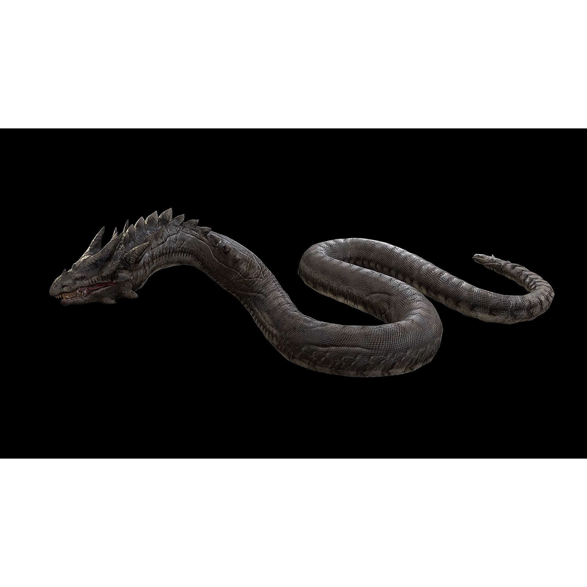 The Wyrm - Low-Poly Game-Ready 3D Model - View 27