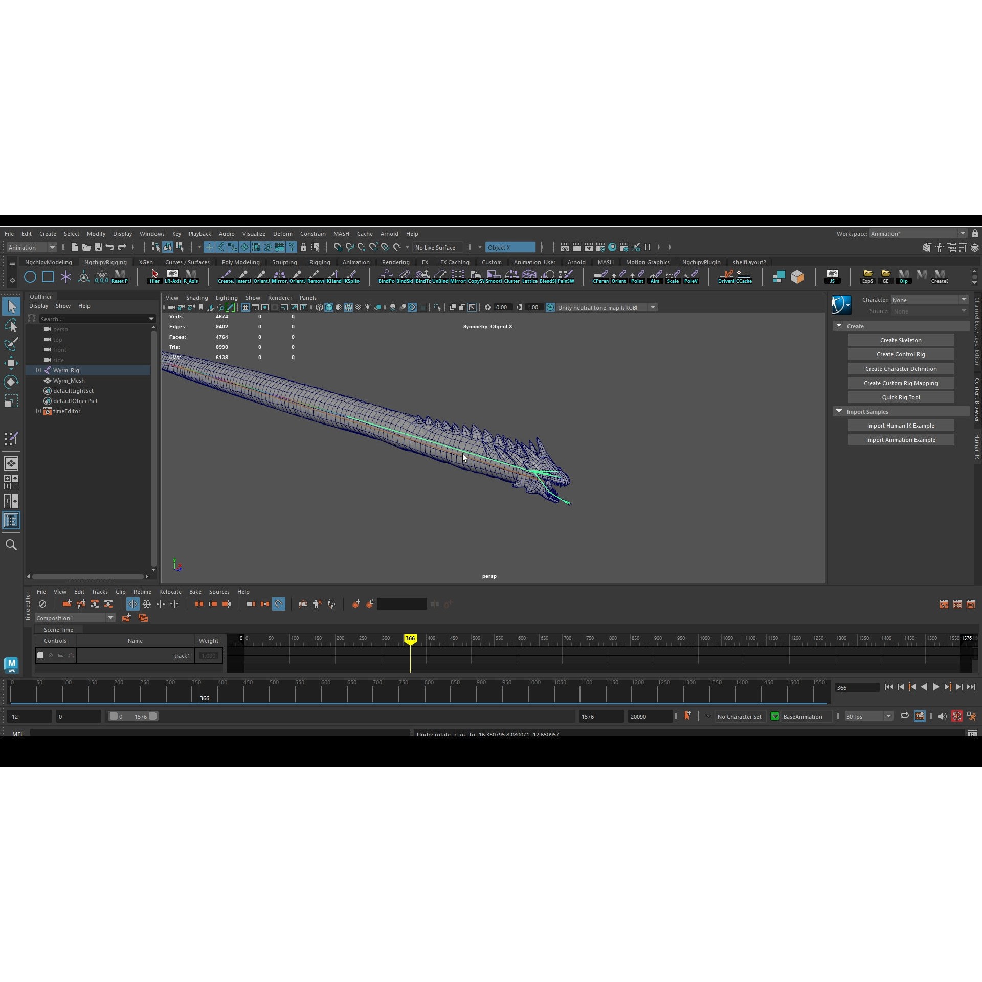 The Wyrm - Low-Poly Game-Ready 3D Model - View 33