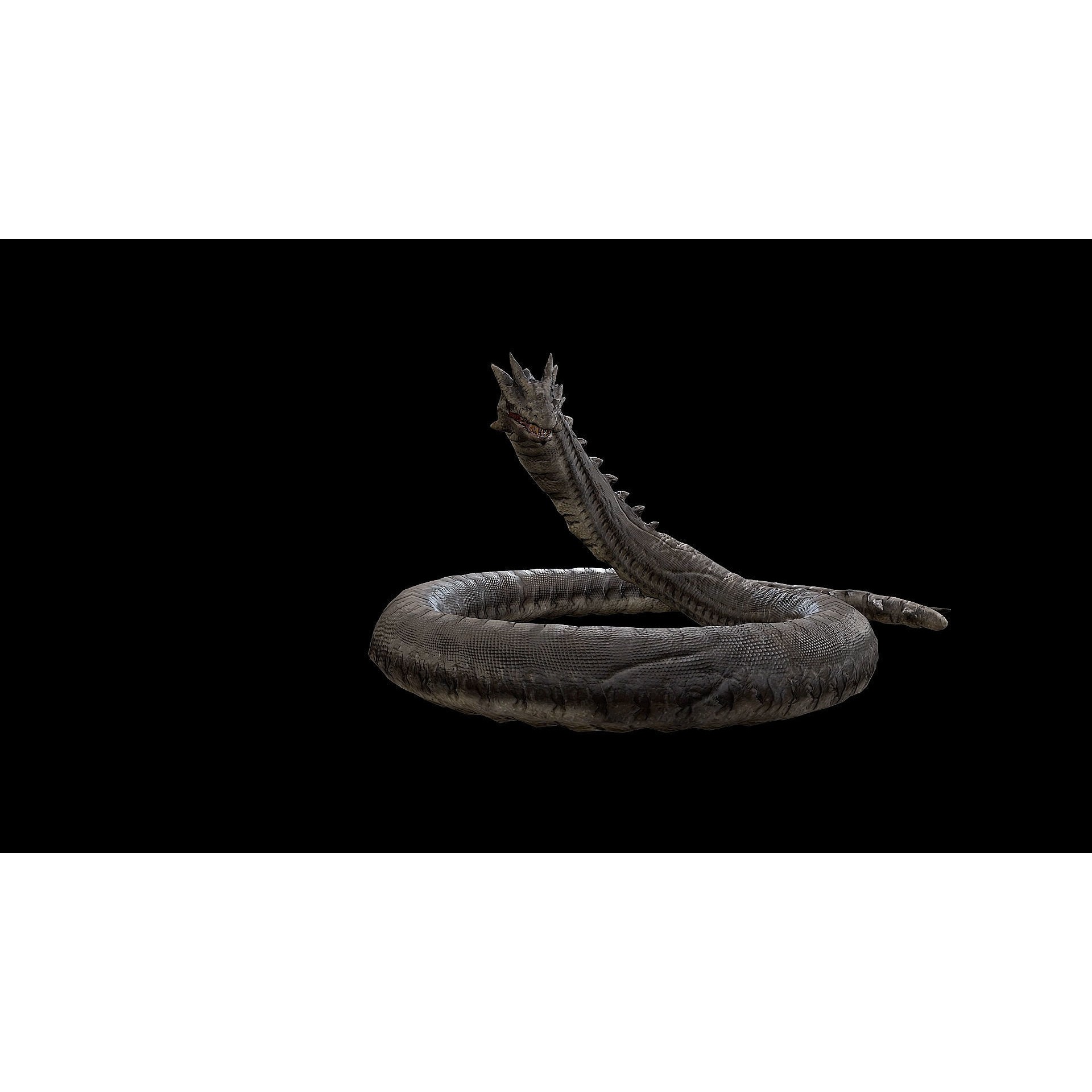 The Wyrm - Low-Poly Game-Ready 3D Model - View 37