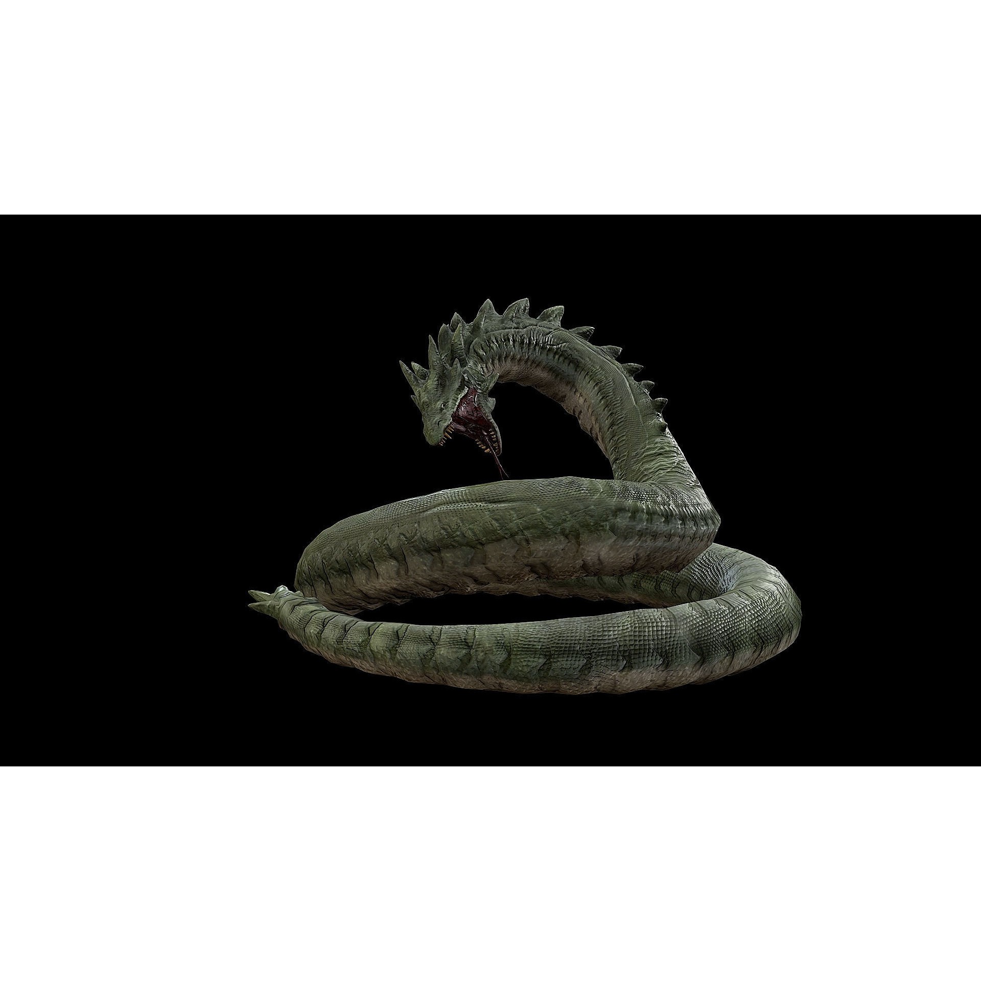 The Wyrm - Low-Poly Game-Ready 3D Model - View 41