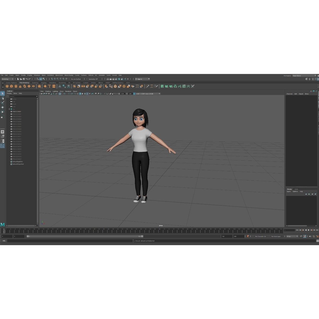 Cartoon Character 3D Models – Low Poly Rigged Set for Games, FBX, OBJ
