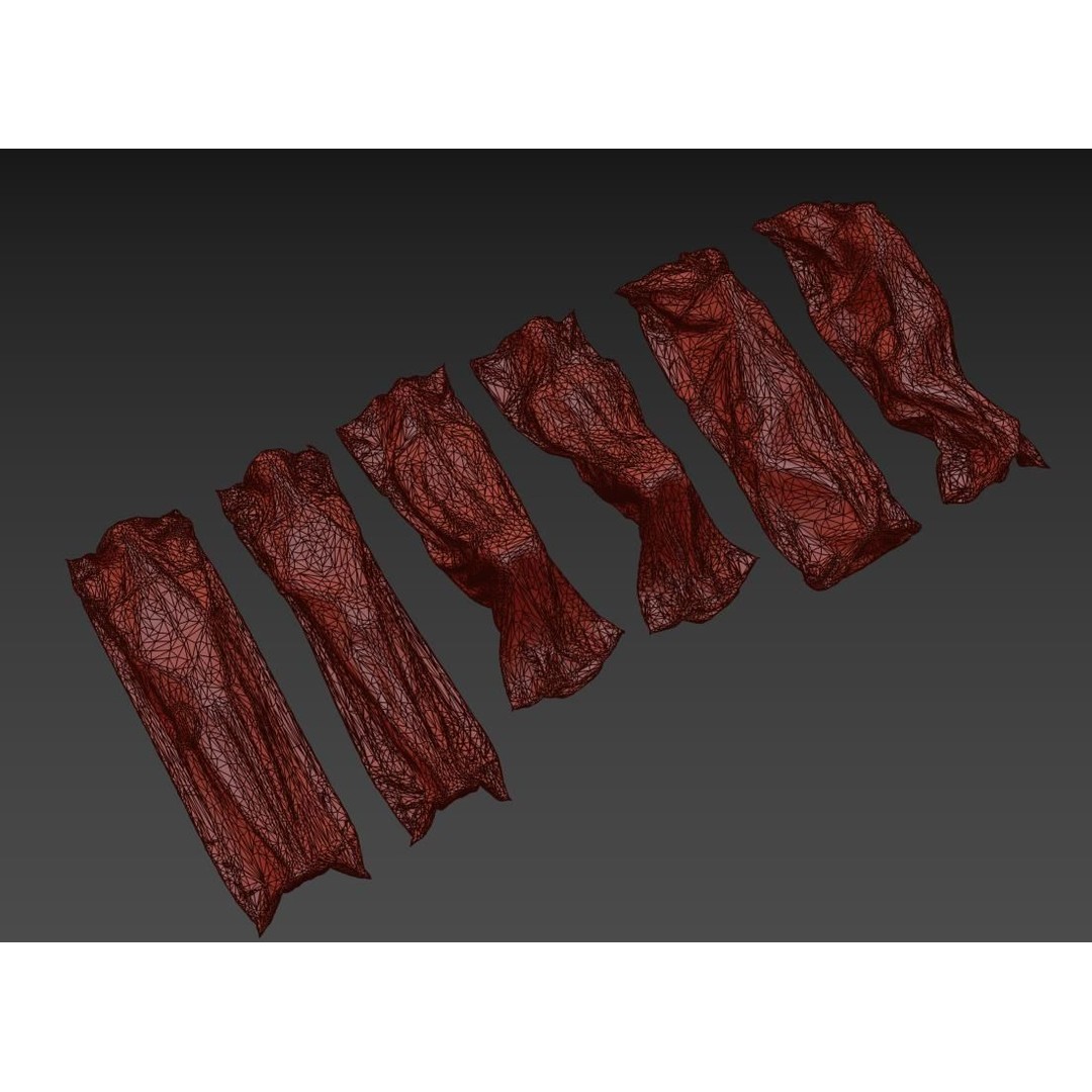 Bodybags 3D Model – Low Poly Game Asset, PBR Textures, FBX - View 16