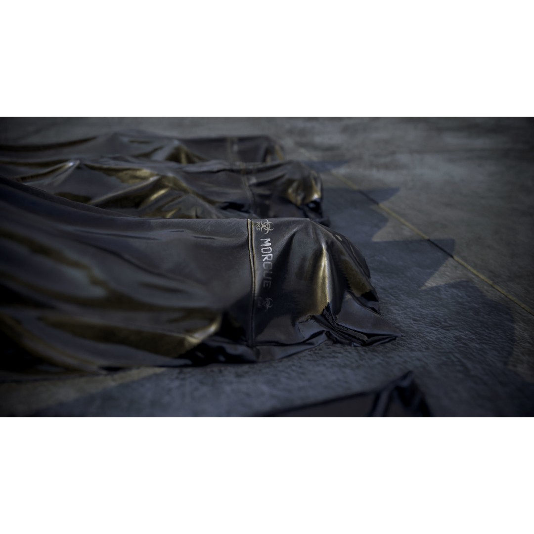 Bodybags 3D Model – Low Poly Game Asset, PBR Textures, FBX - View 6