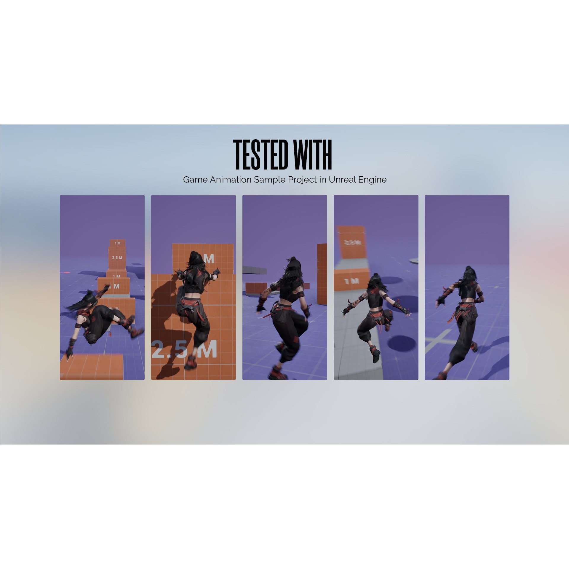 Cyberpunk Ninja Girl Vex - Low-Poly Game-Ready 3D Model - View 14