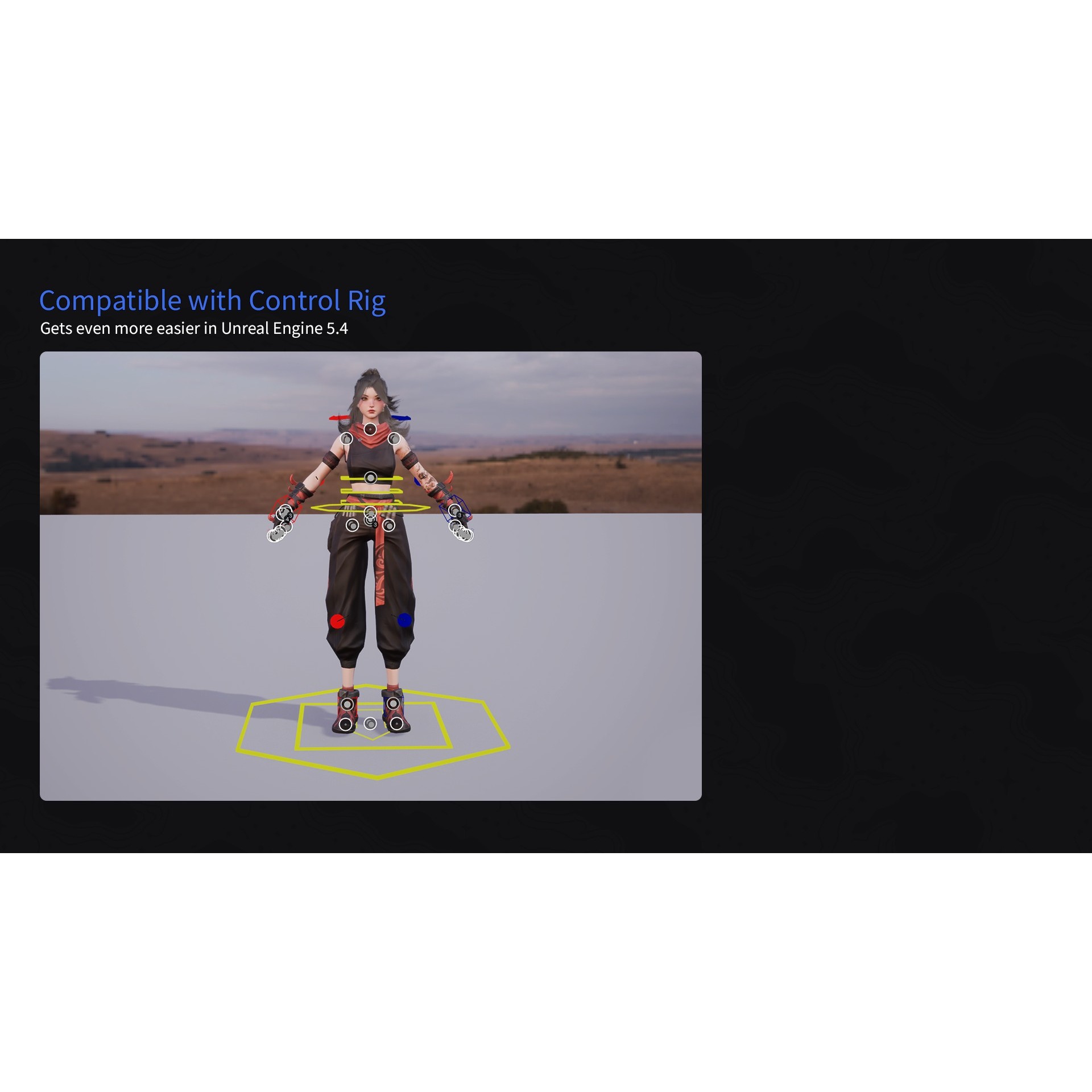 Cyberpunk Ninja Girl Vex - Low-Poly Game-Ready 3D Model - View 17