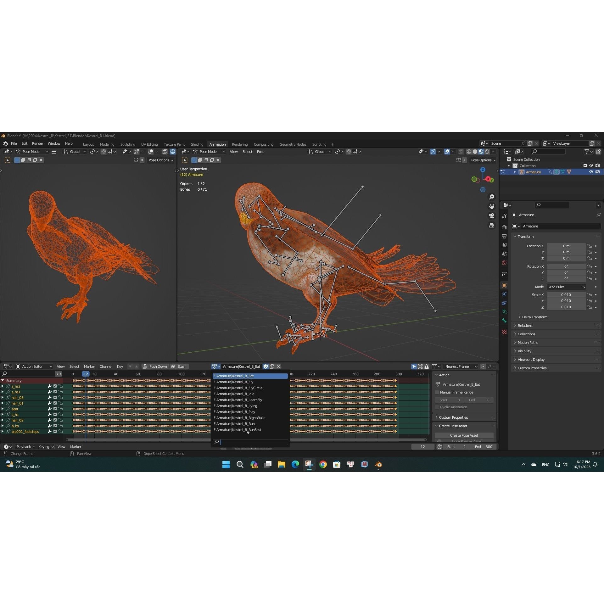 Kestrel B1 - Game-Ready 3D Model