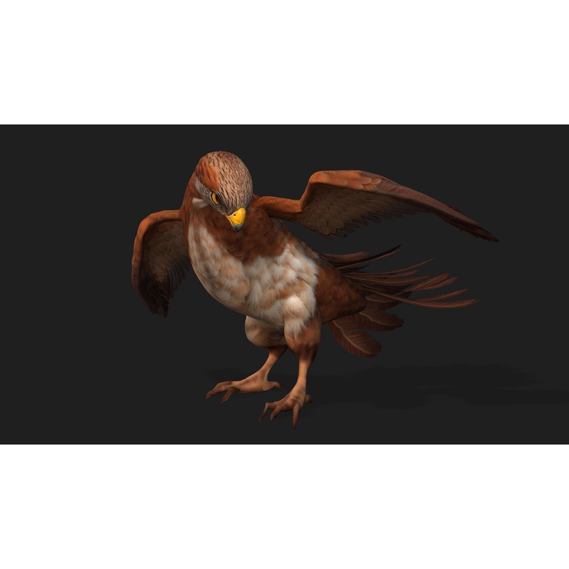 Kestrel B1 - Game-Ready 3D Model - View 4