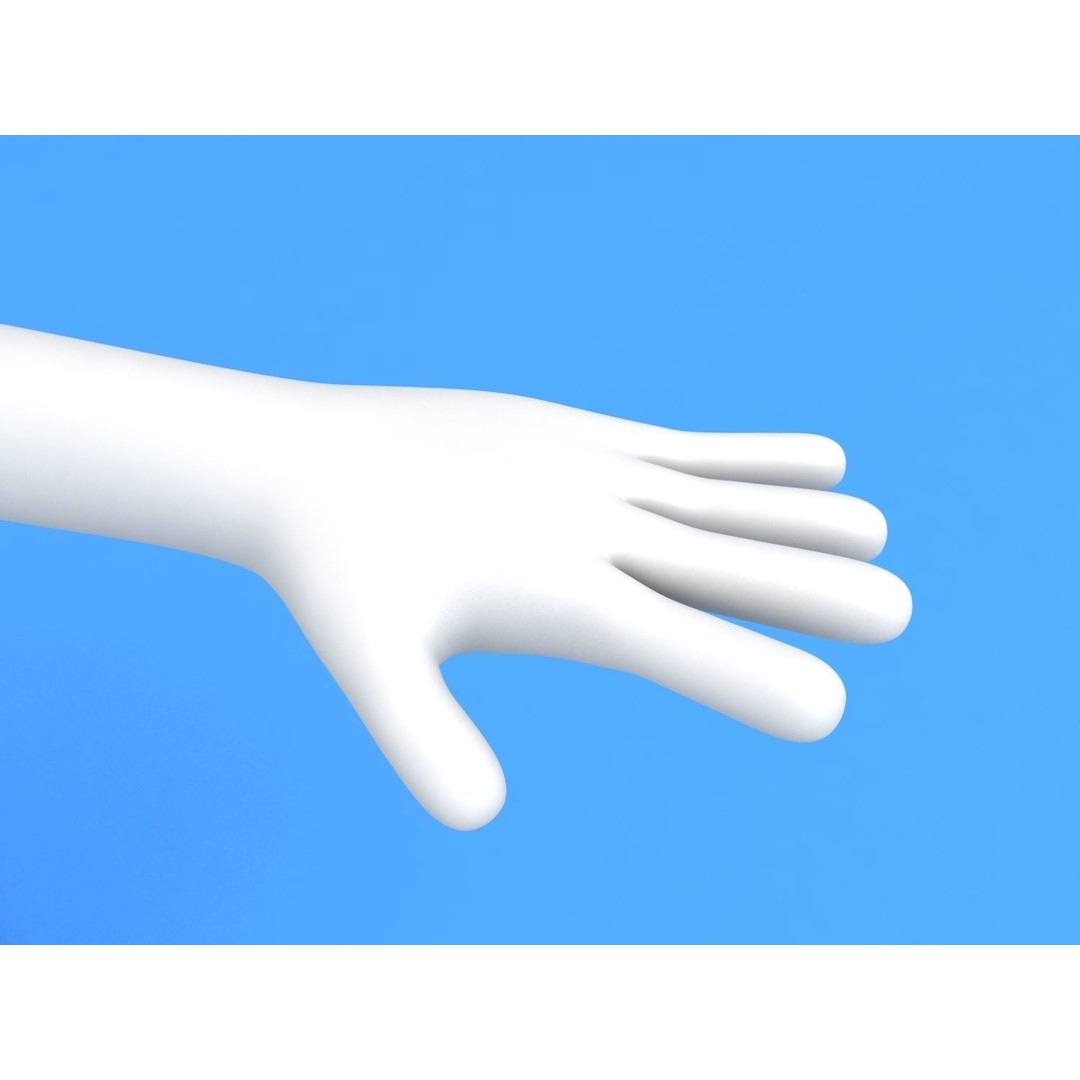 Stickman 3D Model – Rigged Character for Animation, FBX, OBJ - View 8